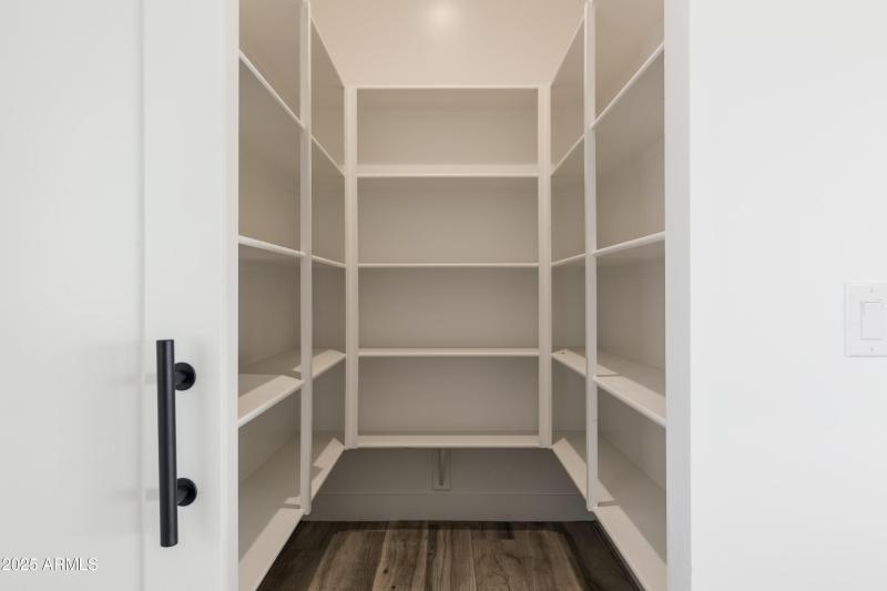 Pantry with Barn Door