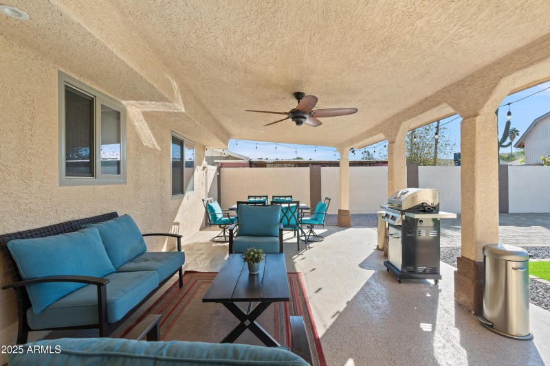 Rear patio I