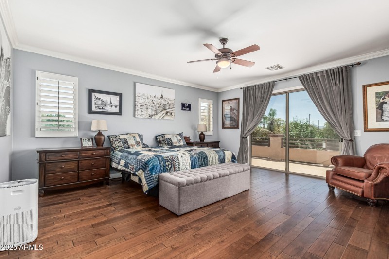 Main Bedroom open to Balcony