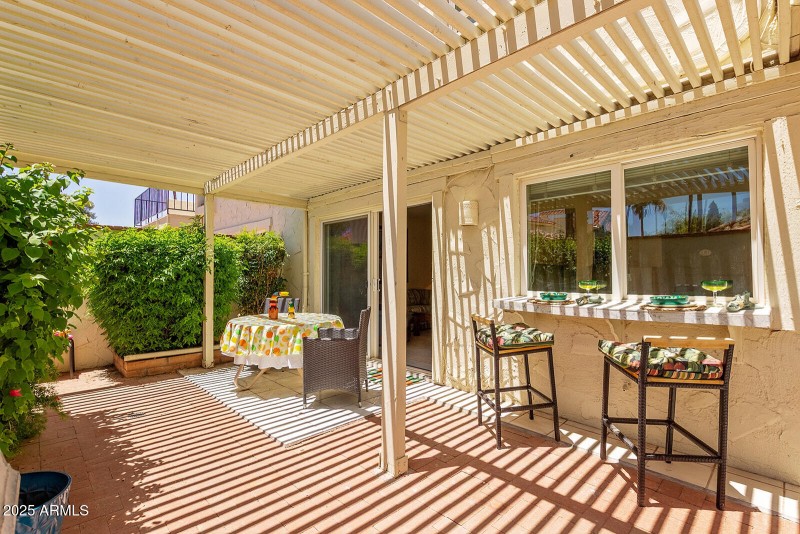 PATIO OFF OF KITCHEN