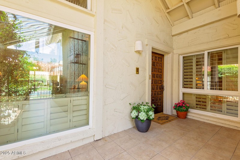 Front private entry