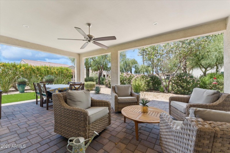 Rear Patio