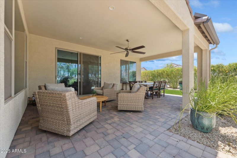 Rear Patio