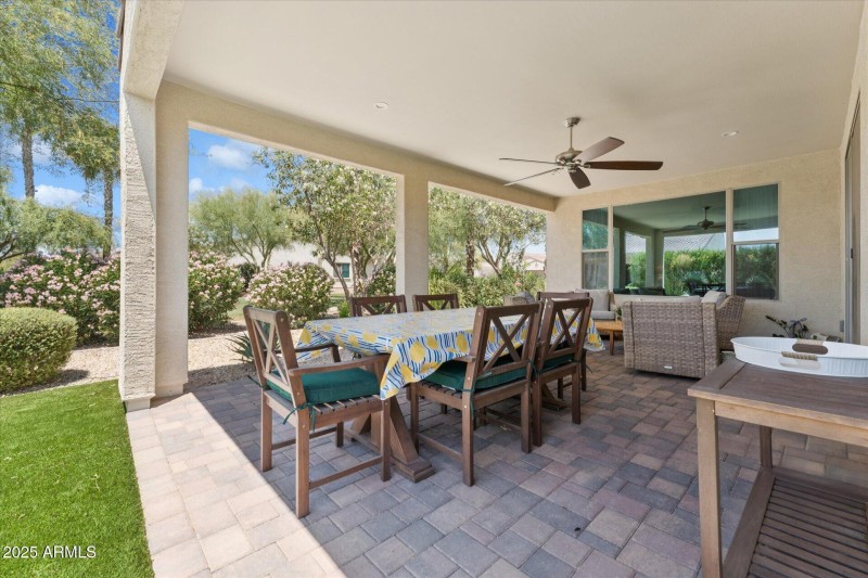 Rear Patio