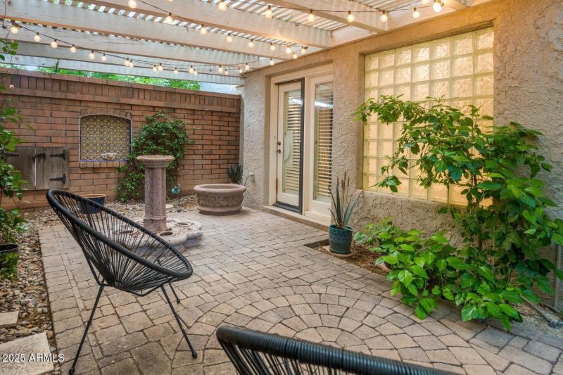 Private Courtyard off Primary Suite