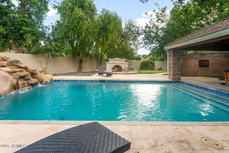 Water Slide & Water Feature