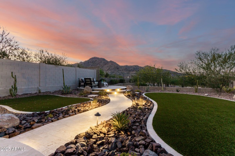 Mountain View Backyard
