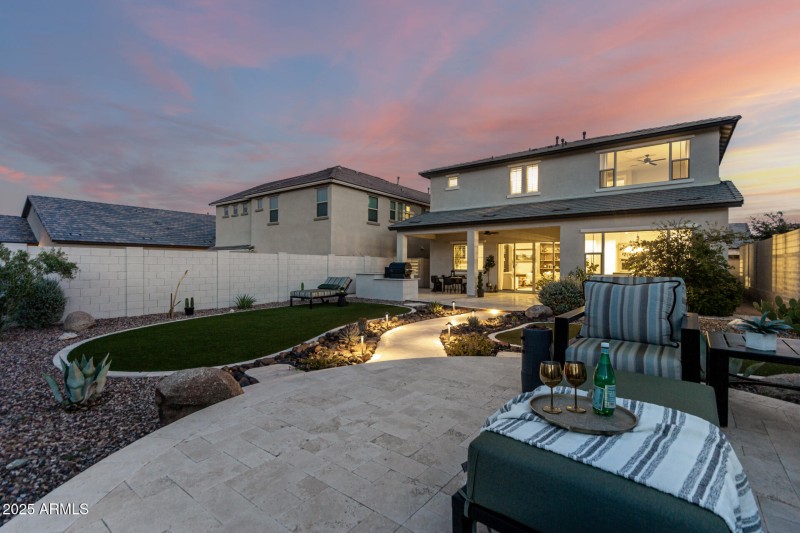 Elevated Patio Sitting Area