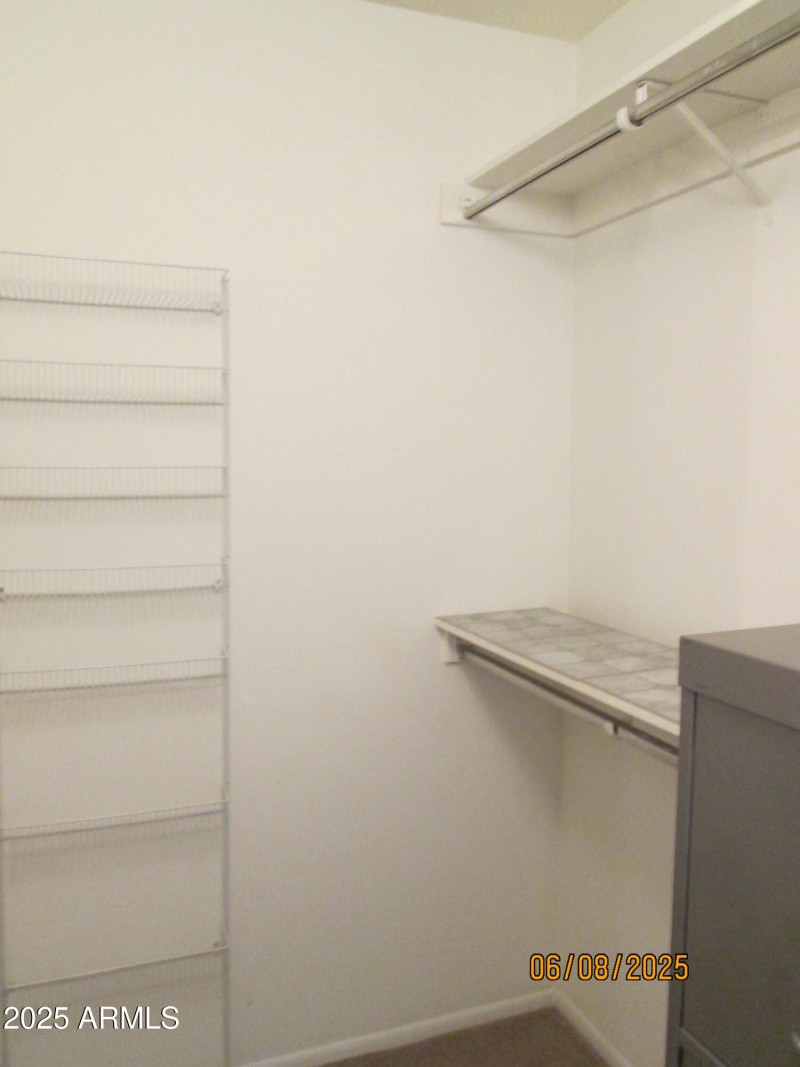 Primary closet