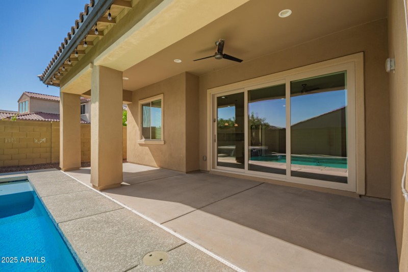 Covered patio