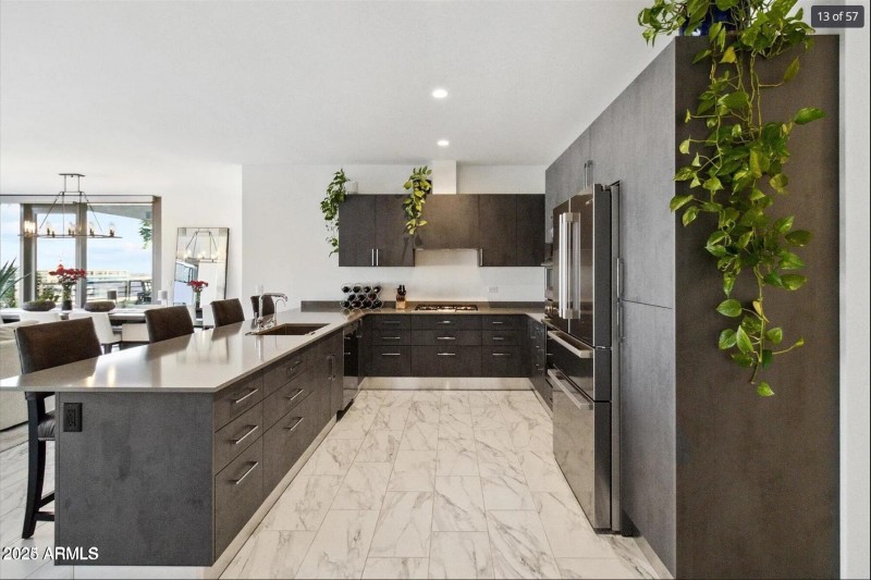 Kitchen from hall
