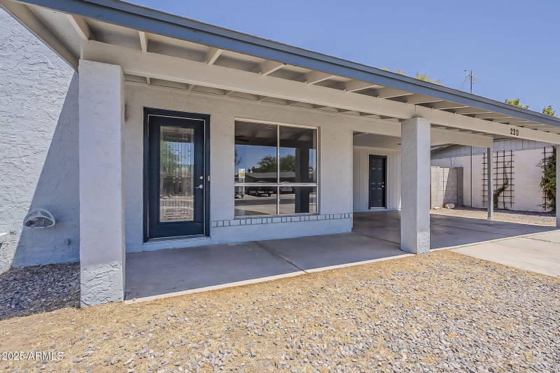 Glass Inlaid Front Door