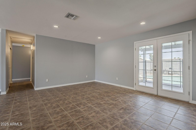 French Doors to Patio