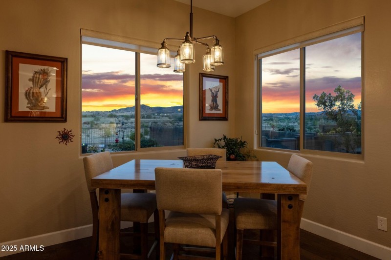 twlight dining room