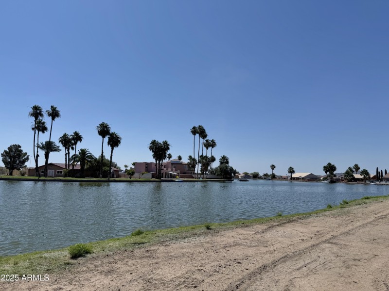 Lake views from lot