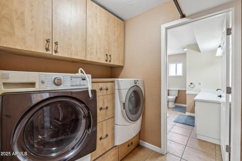 Laundry Connecting to Full Pool Bath