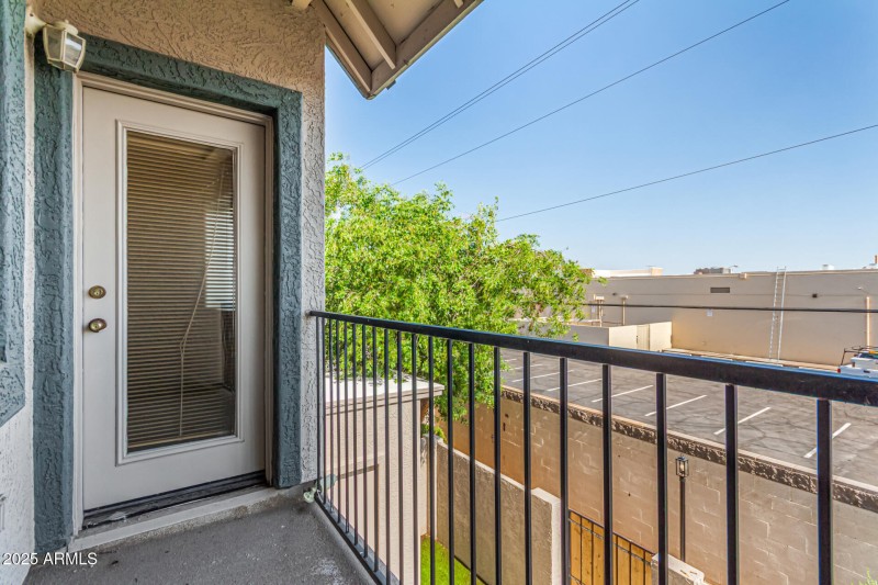 Upstairs Balcony