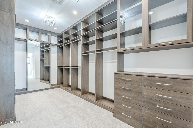 Primary closet