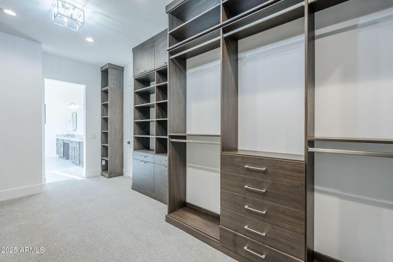 Primary closet