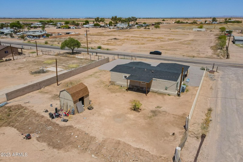 Back Yard Aerial View