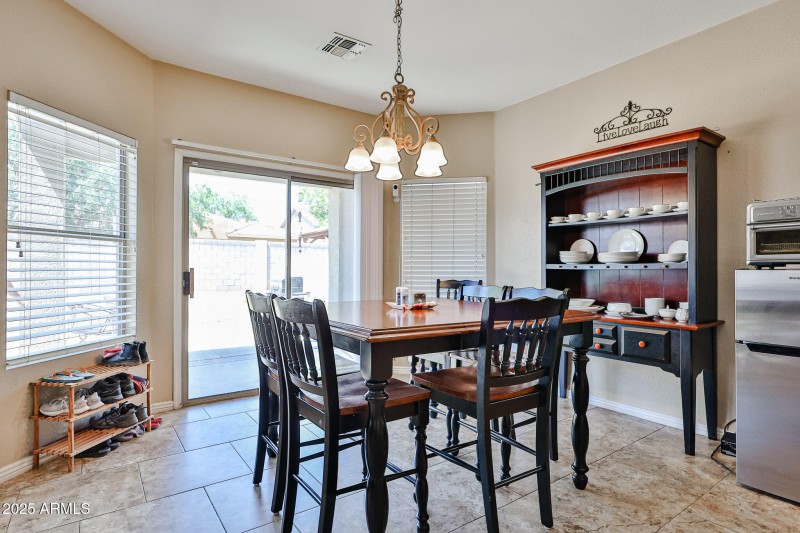 Dining area
