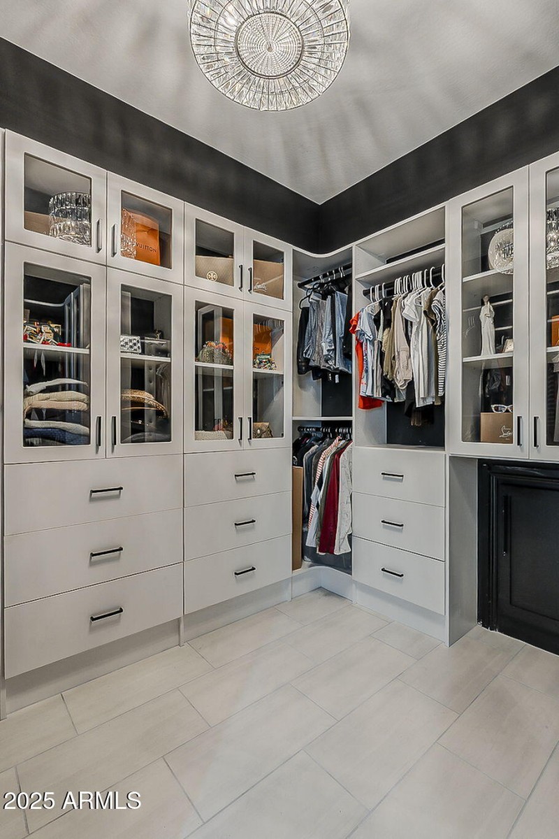 Primary closet