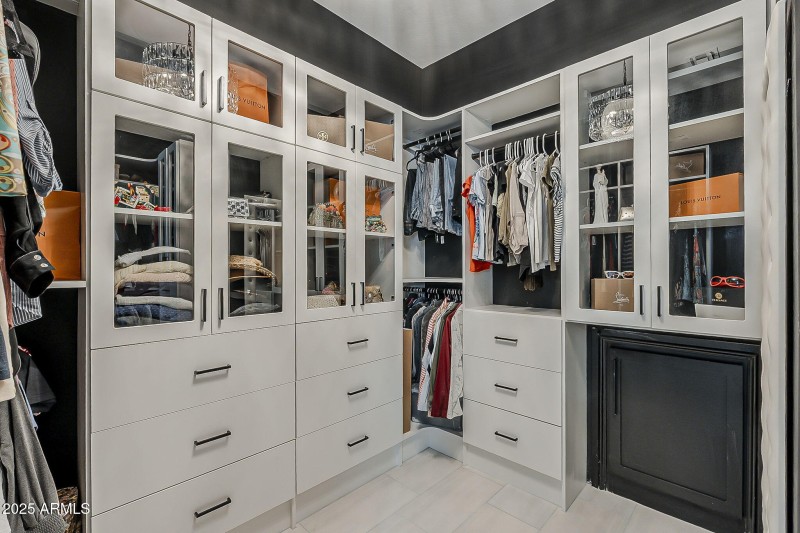 Primary closet