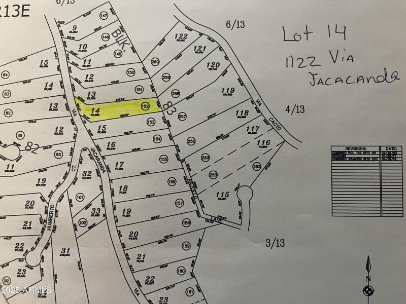 Map of 1122 Via Jacaranda