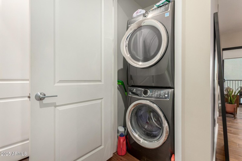 In Unit Stackable Laundry
