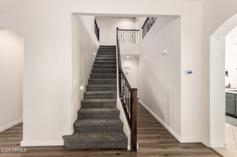 Stairs to loft & other bedrooms