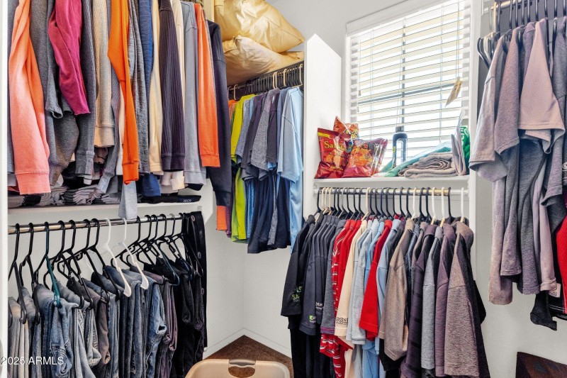 Primary closet