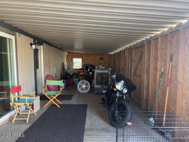 Garage area