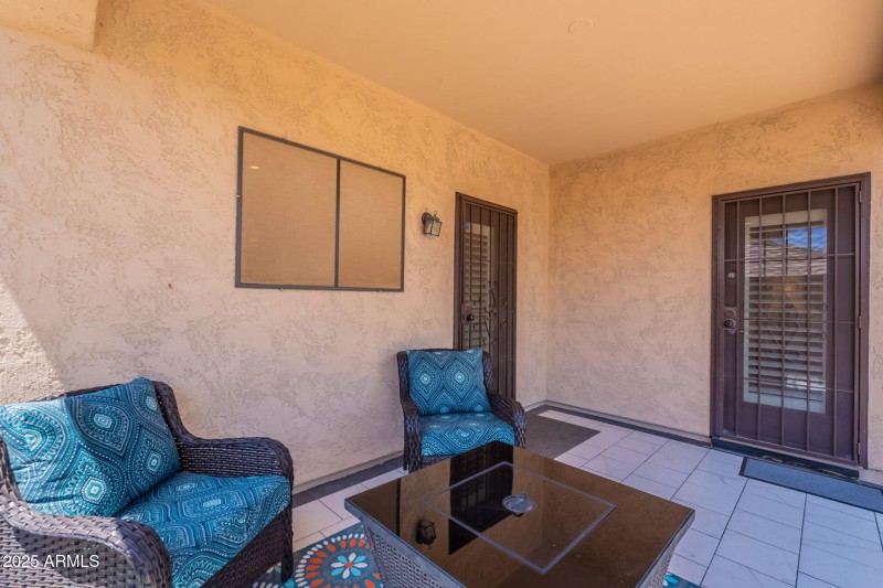 Back patio
