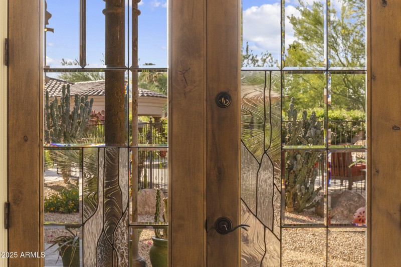 Custom Mullion glass and copper