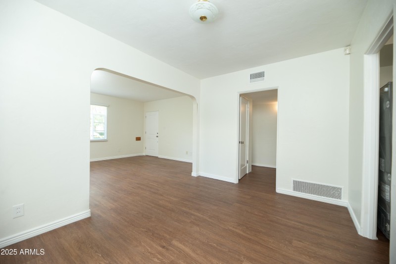 North view from kitchen