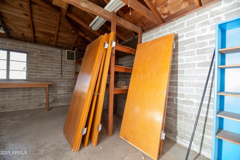 Original Doors in Garage