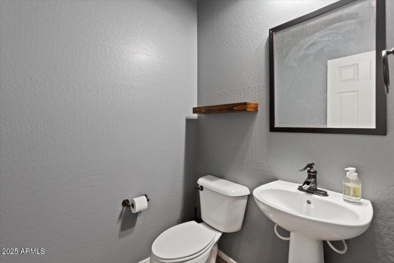 Downstairs half bath