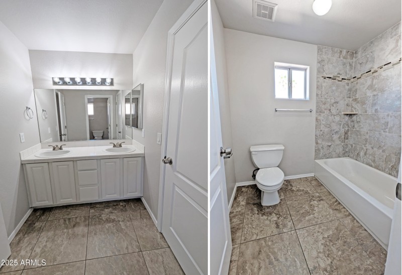hall bathroom (upstairs)