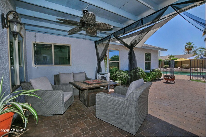 Back patio
