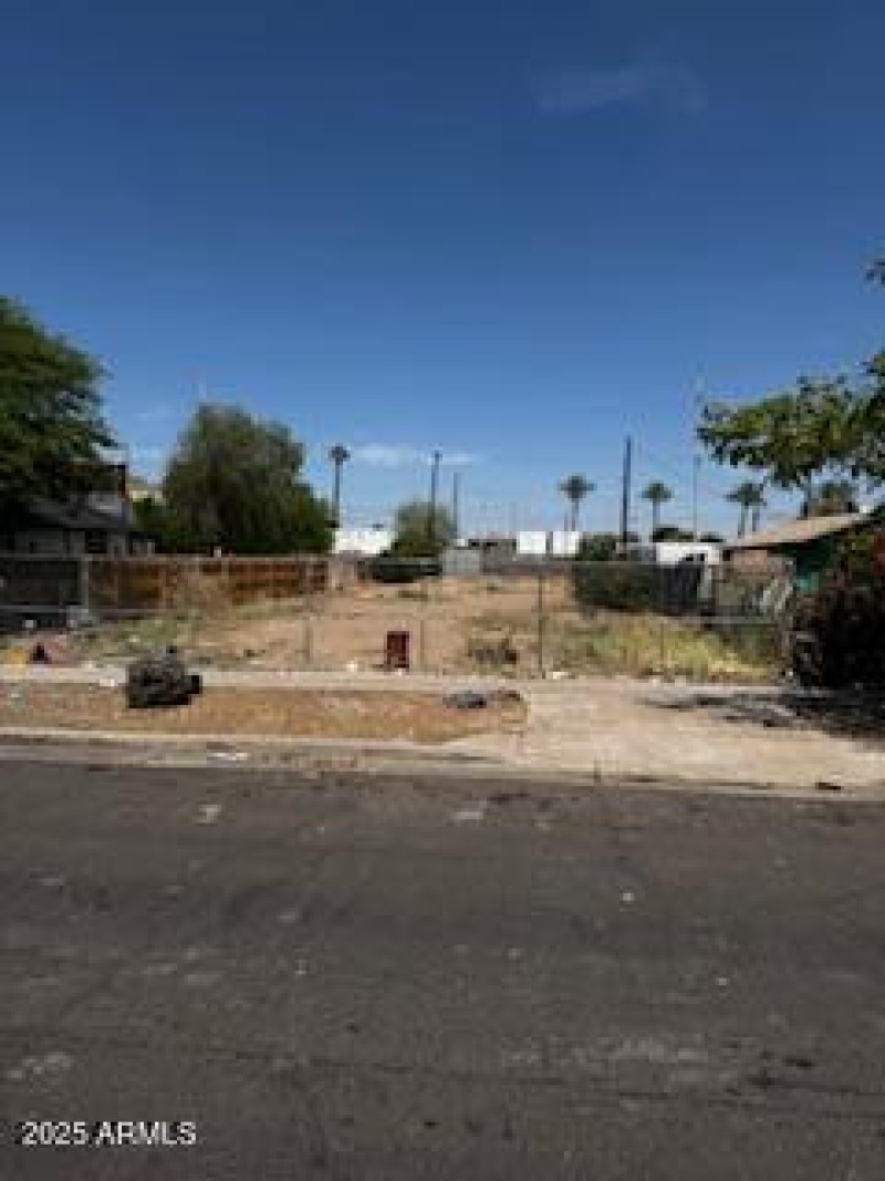 West side of lot