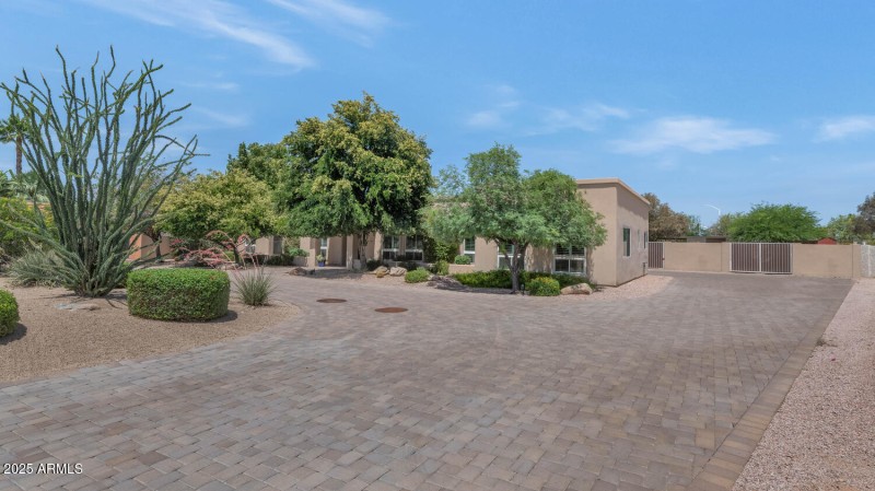 Paved Circular Driveway