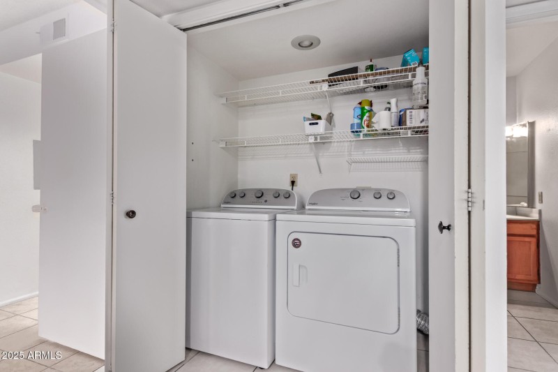Full-sized laundry in your home!