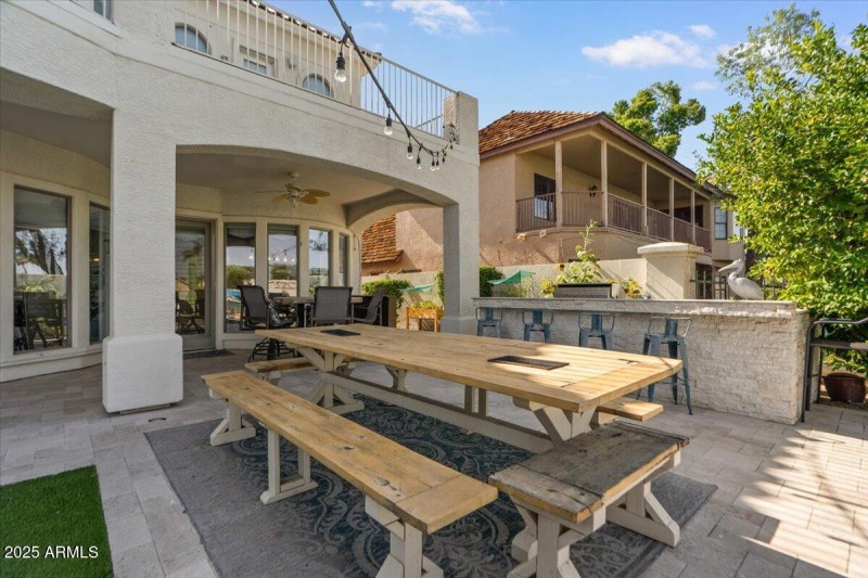 Back patio