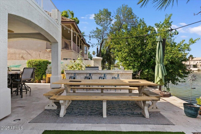 Back patio