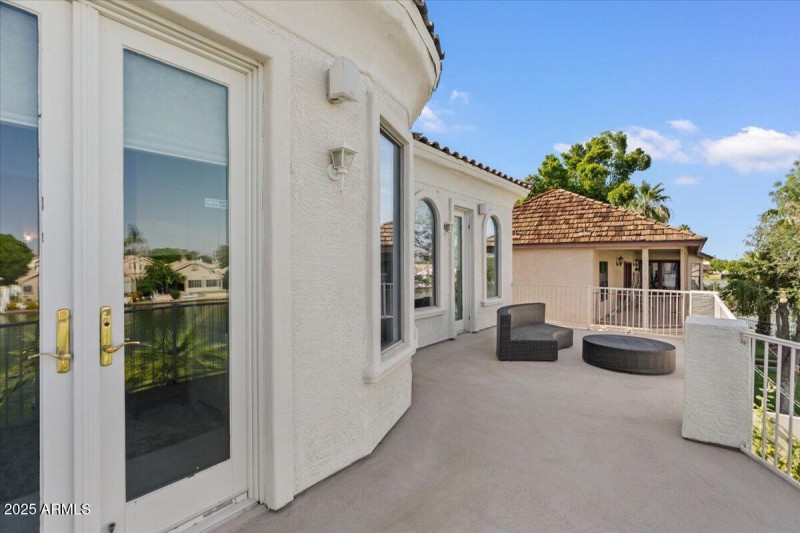 Upper patio