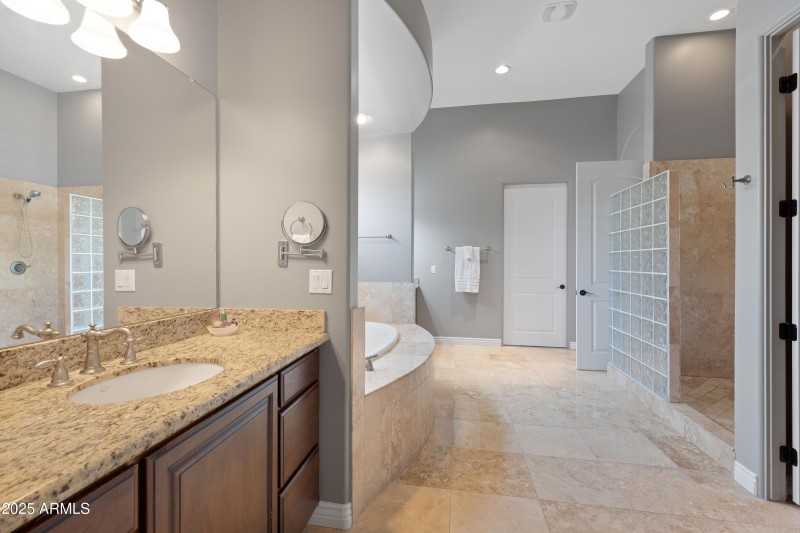 Spacious Primary Bathroom