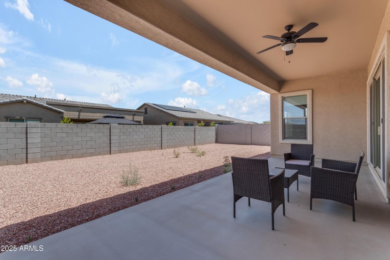 Back patio