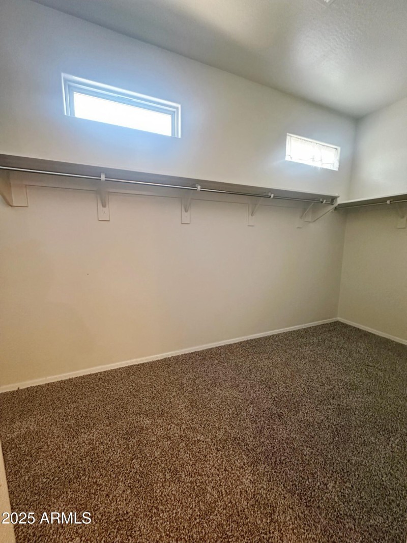 Primary closet