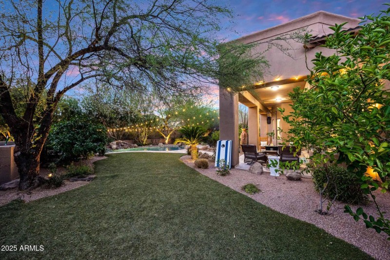 Sunset Backyard