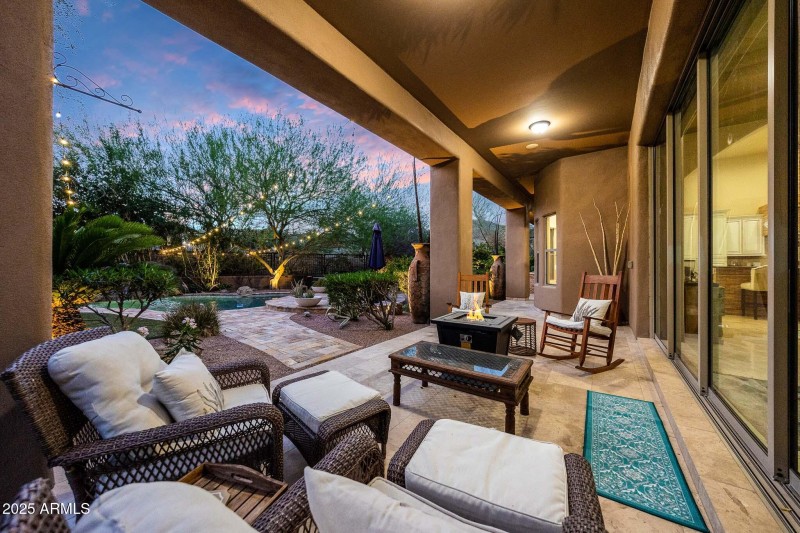 Sunset Back Patio